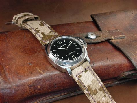 canvas strap on panerai|panerai straps.